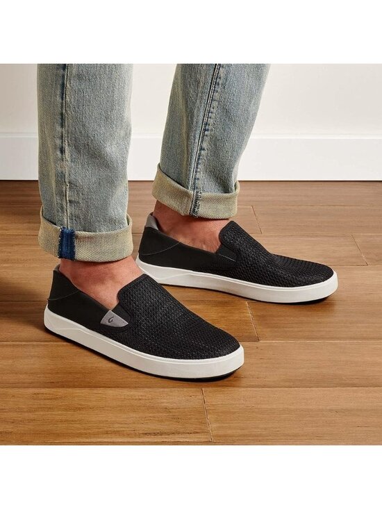 ?Men\'s Black Slip On comfortable Lightweight Low Top Fashion loafers main image 4